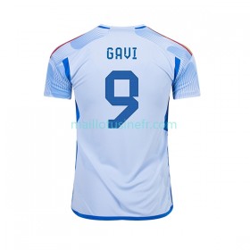 Maillot de Foot Espagne Gavi 9 Extérieur Coupe du monde 2022